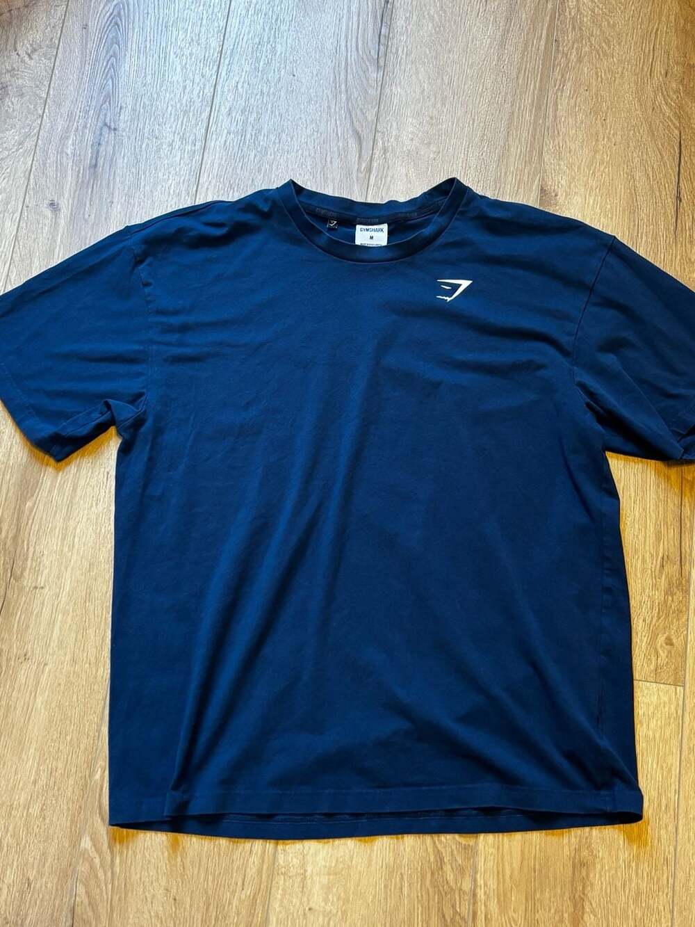 Gymshark Men's Logo Graphic T-Shirt Navy Blue Size M